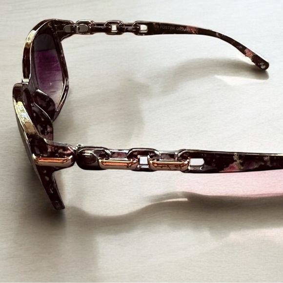 Foster Grant (1pr) & 3 pairs unbranded Sunglasses tortoise shell, floral & black - Picture 5 of 12
